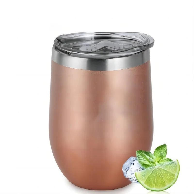 Copo Térmico Sem Haste 12oz — Elegância que Mantém a Temperatura Perfeita