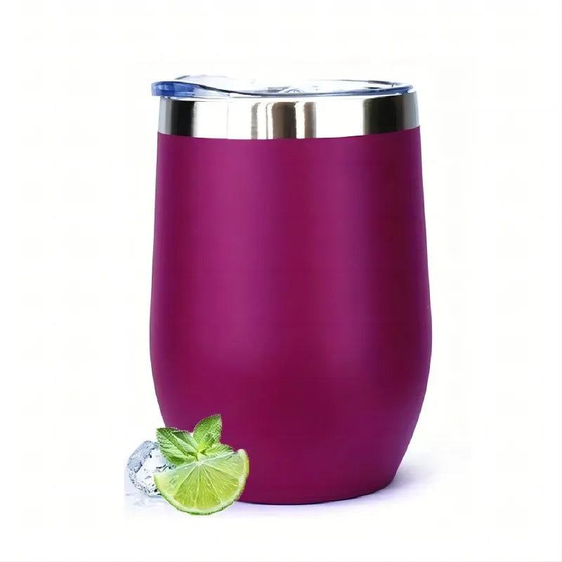 Copo Térmico Sem Haste 12oz — Elegância que Mantém a Temperatura Perfeita